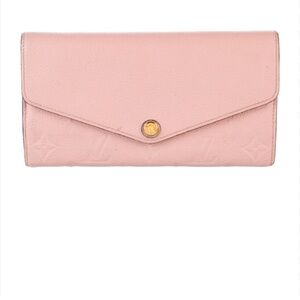 Authentic Louis Vuitton Pink Sarah Wallet